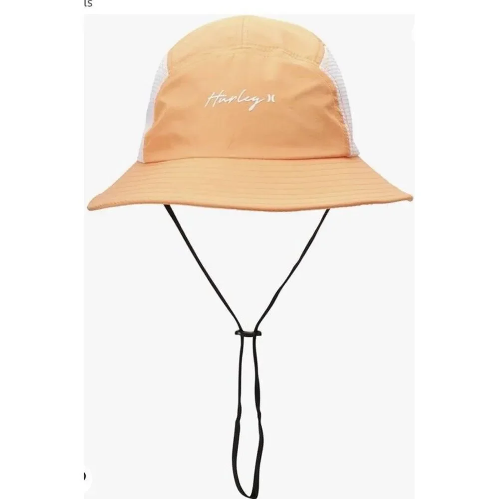 New $32 Hurley‎ Woman's Cascade Boonie Hat Sunset Haze Orange One Size HIHW0042